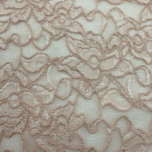 Ecru Cotton Floral Lace