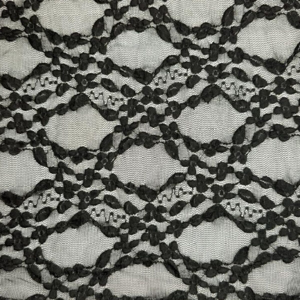 Unleash your creativity with this versatile black and white mix lace